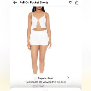 Pull on pocket shorts